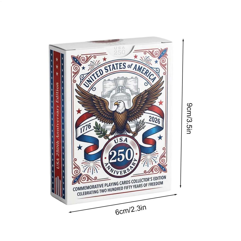 Poker Cards Patriotic Collectible Standard Size Playing Poker Cards for Entertainment Outdoor Activities Wedding Festivals Party
Poker Cards Patriotic Collectible Standard Size Playing Poker Cards for Entertainment Outdoor Activities Wedding Festivals Party