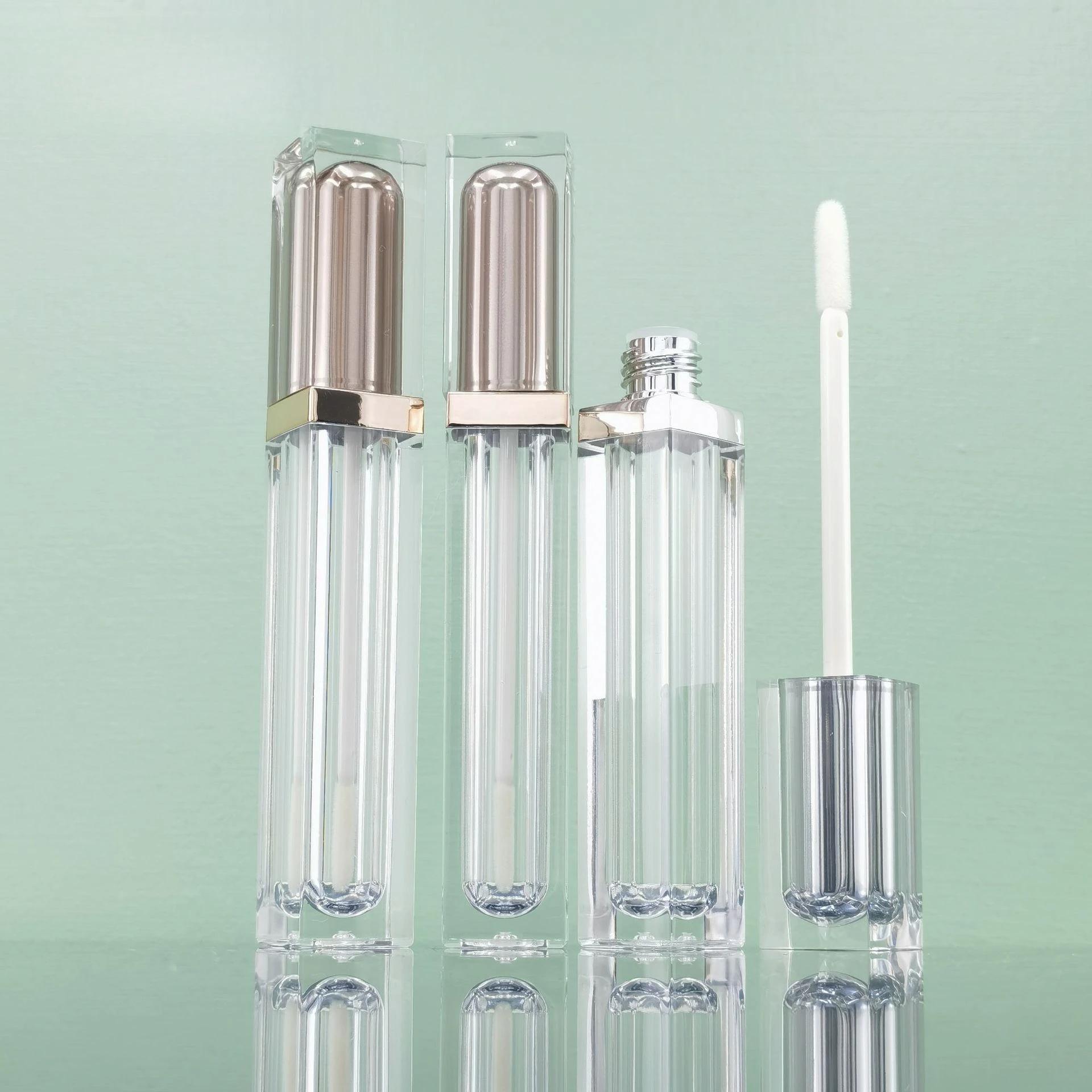 7.5ml High-grade Champagne Silver Lip Gloss Transparent Bottle Square Lip Glaze Empty Tube Makeup Package Tube
7.5ml High-grade Champagne Silver Lip Gloss Transparent Bottle Square Lip Glaze Empty Tube Makeup Package Tube