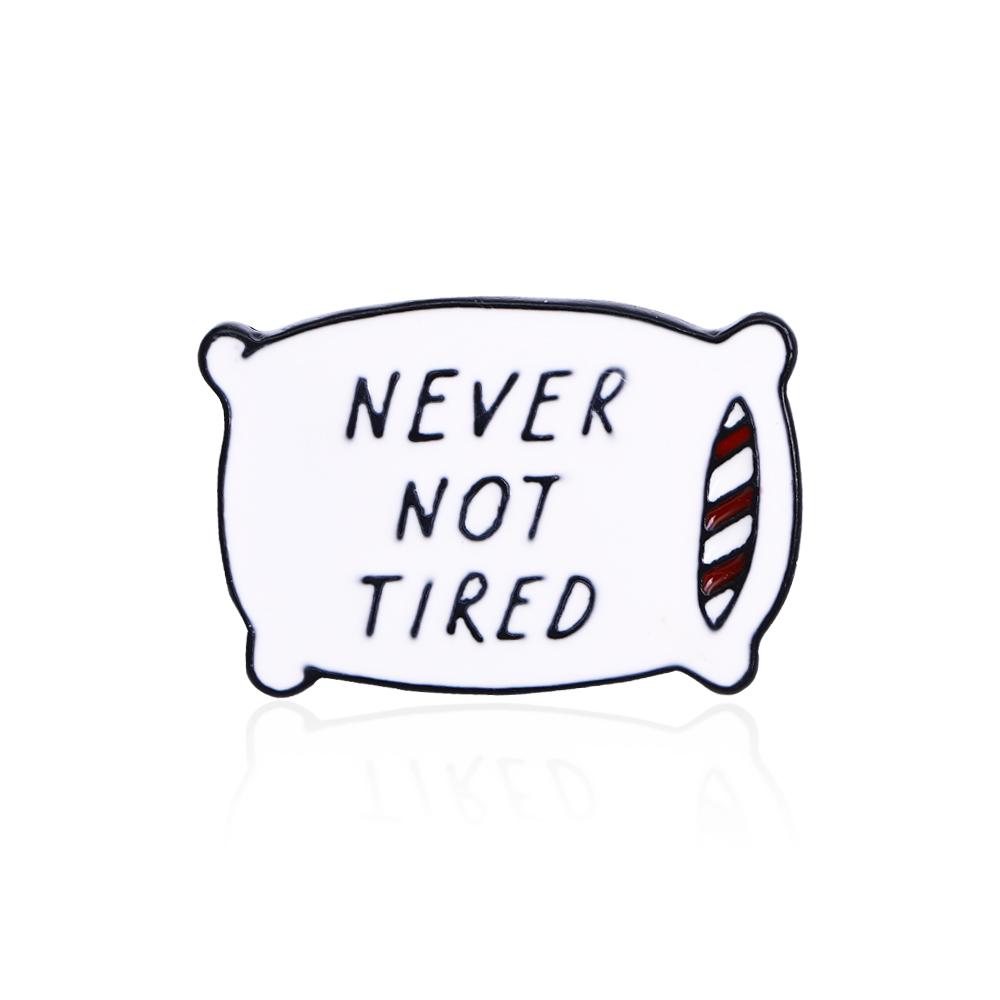 Cute Cat Drink Coffee Design Enamel Brooches Letter Never Not Tired Pillow Shaped Pins Cartoon Hamster Shaped Badge
Cute Cat Drink Coffee Design Enamel Brooches Letter Never Not Tired Pillow Shaped Pins Cartoon Hamster Shaped Badge