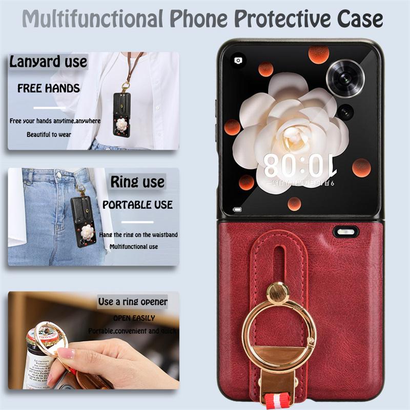 For Honor Magic V Flip Wrist Strap Ring Bracket Phone Holder Case For Honor Magic V Flip Leather style Case Drop-Resistant Cover Honor50 Nova 9
For Honor Magic V Flip Wrist Strap Ring Bracket Phone Holder Case For Honor Magic V Flip Leather style Case Drop-Resistant Cover Honor50 Nova 9
