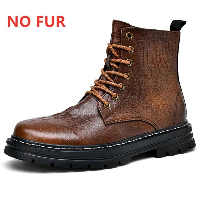 Теплые Зимние Ботинки-Ковбои из Коровьей Кожи на Толстой Подошве для Мужчин, Армейские Ботинки, Повседневные, с Круглым Носком, на Молнии, Деловые, Формальные, Высокие, Мужская Обувь 36
Теплые Зимние Ботинки-Ковбои из Коровьей Кожи на Толстой Подошве для Мужчин, Армейские Ботинки, Повседневные, с Круглым Носком, на Молнии, Деловые, Формальные, Высокие, Мужская Обувь 36