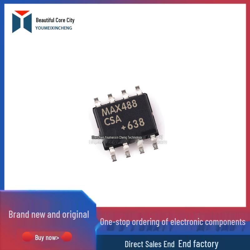 Original MAX488CSA/ESA SMD SOP-8 Transceiver - Ready for Direct Photography
Original MAX488CSA/ESA SMD SOP-8 Transceiver - Ready for Direct Photography