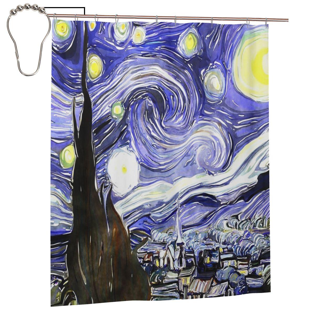 Vincent Van Gogh Irises Art Flowers Shower Curtain Bathroom Polyester Waterproof Bath Curtains With Hooks W60H190(CM)-1 Pcs
Vincent Van Gogh Irises Art Flowers Shower Curtain Bathroom Polyester Waterproof Bath Curtains With Hooks W60H190(CM)-1 Pcs