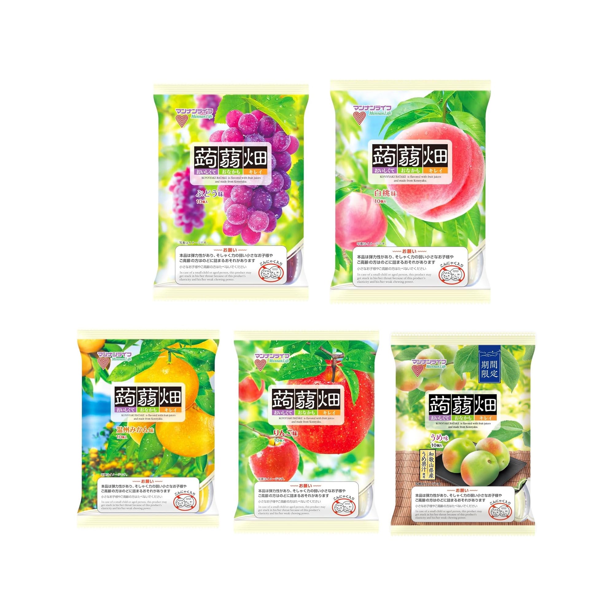 Mannan Life Konnyaku Batake 12 Bags in Total 5-Variety Assortment,
Mannan Life Konnyaku Batake 12 Bags in Total 5-Variety Assortment,