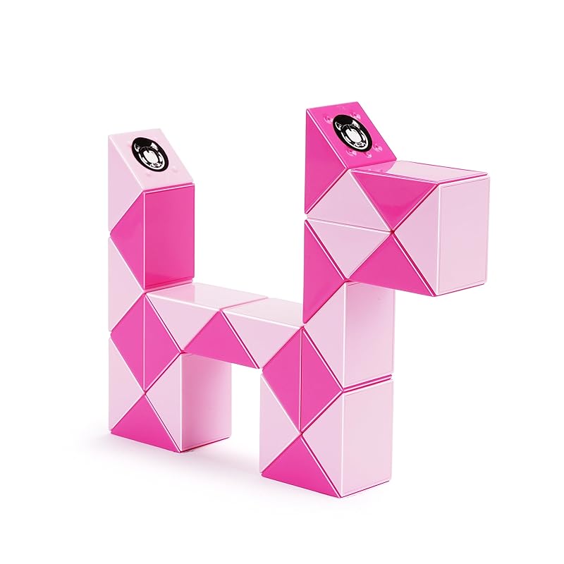 magic snake Magic Snake 24Part magician stress relief Brain education brain training intelligence games Cube 3D puzzle JellyCube (pink)
magic snake Magic Snake 24Part magician stress relief Brain education brain training intelligence games Cube 3D puzzle JellyCube (pink)