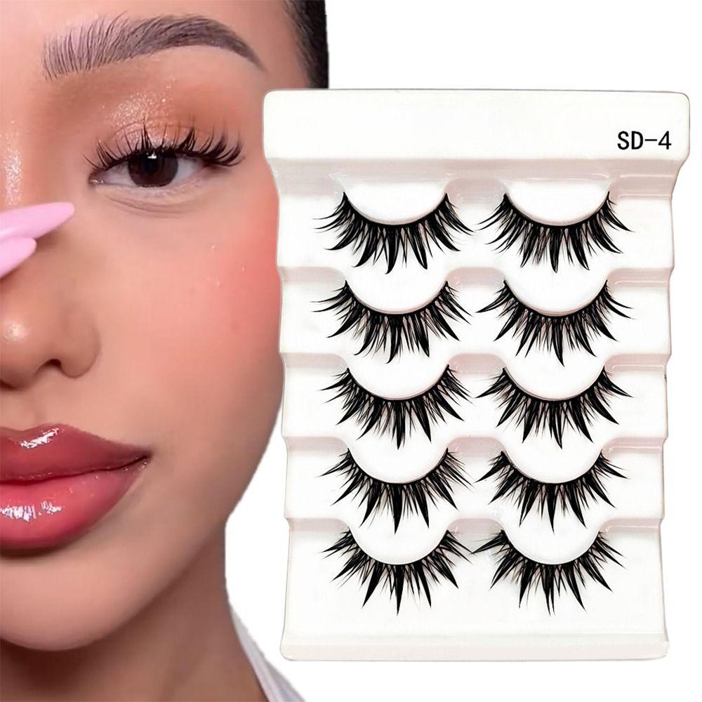 5 Pairs Wispy Fluffy False Eyelashes Soft Band Thai Eyelashes 3D Faux Mink Eyelashes Extension SD-5
5 Pairs Wispy Fluffy False Eyelashes Soft Band Thai Eyelashes 3D Faux Mink Eyelashes Extension SD-5