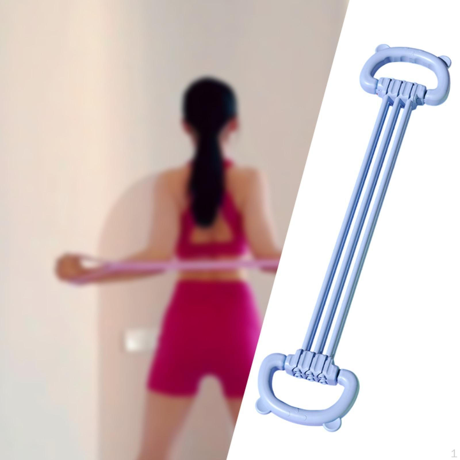 Эластичная лента для тренировки верхней части тела с шестью трубками для женщин синий
Эластичная лента для тренировки верхней части тела с шестью трубками для женщин синий