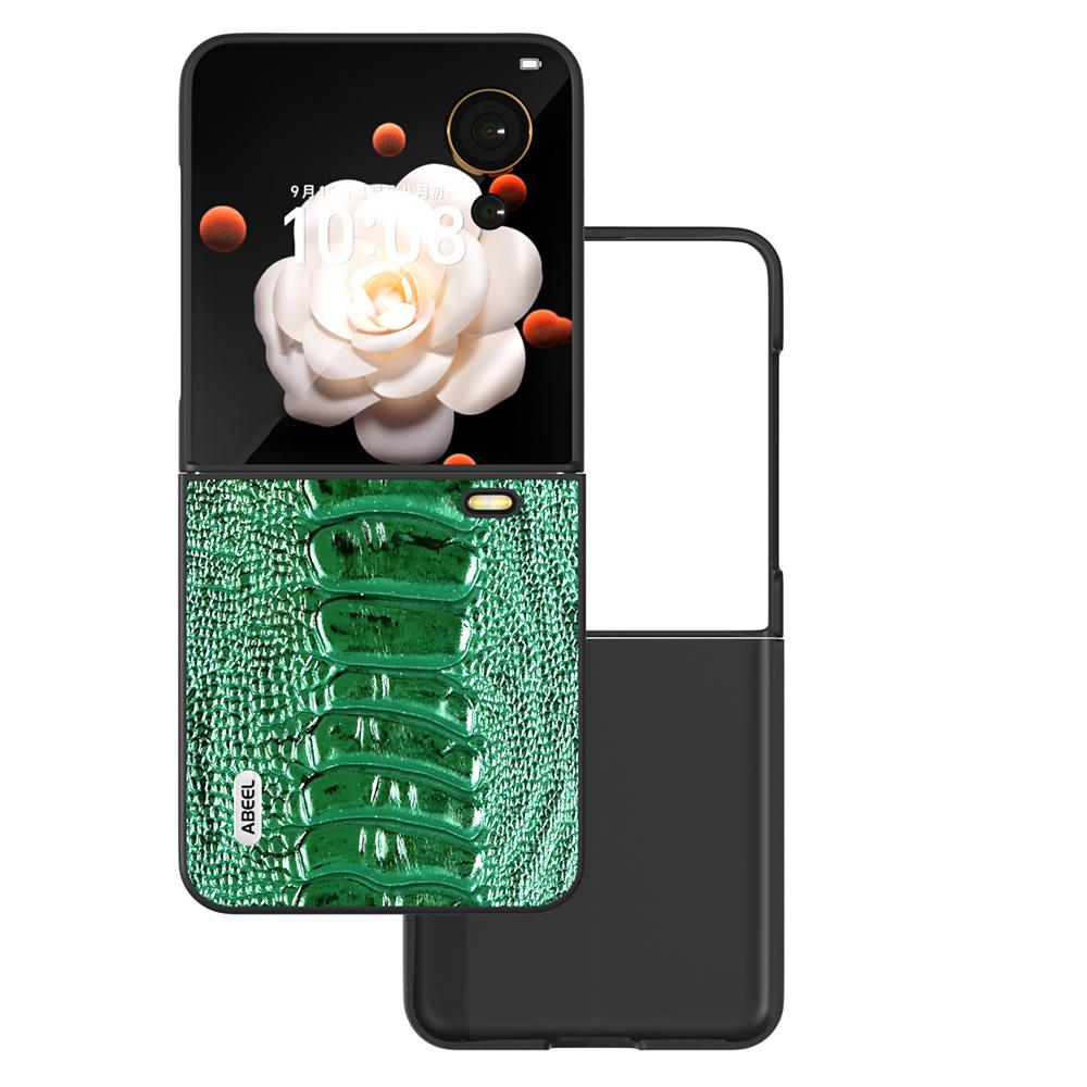 For Honor Magic V Flip 5G Case Crocodile Texture Genuine Cow Leather+PC Phone Cover Green
For Honor Magic V Flip 5G Case Crocodile Texture Genuine Cow Leather+PC Phone Cover Green