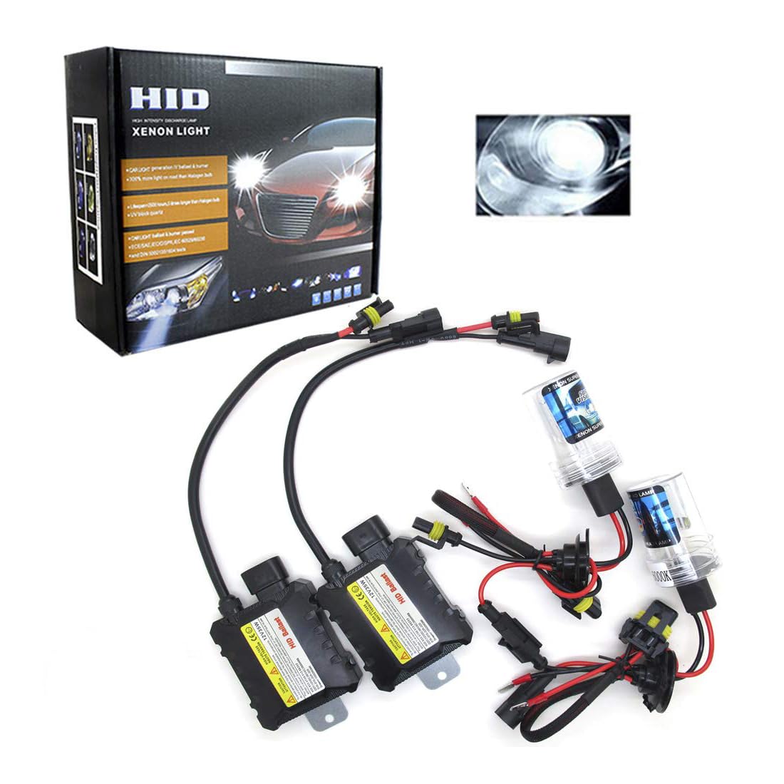 Headlight - BOOMBOOST HID Bulb Xenon Bulb Genuine Replacement 55W H7 12V 6000K HID Bulb
Headlight - BOOMBOOST HID Bulb Xenon Bulb Genuine Replacement 55W H7 12V 6000K HID Bulb