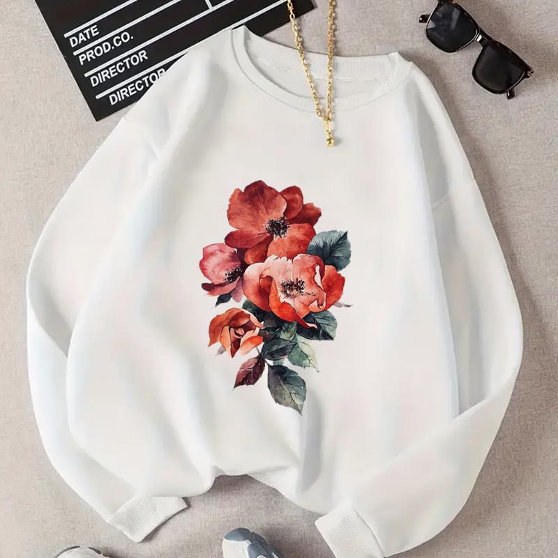 (Asian Size) Lady Watercolor Flower Style Cute Spring Fall Autumn Women Print Winter Fashion Casual Pullovers Fleece Clothes Graphic Sweatshirts
(Asian Size) Lady Watercolor Flower Style Cute Spring Fall Autumn Women Print Winter Fashion Casual Pullovers Fleece Clothes Graphic Sweatshirts
