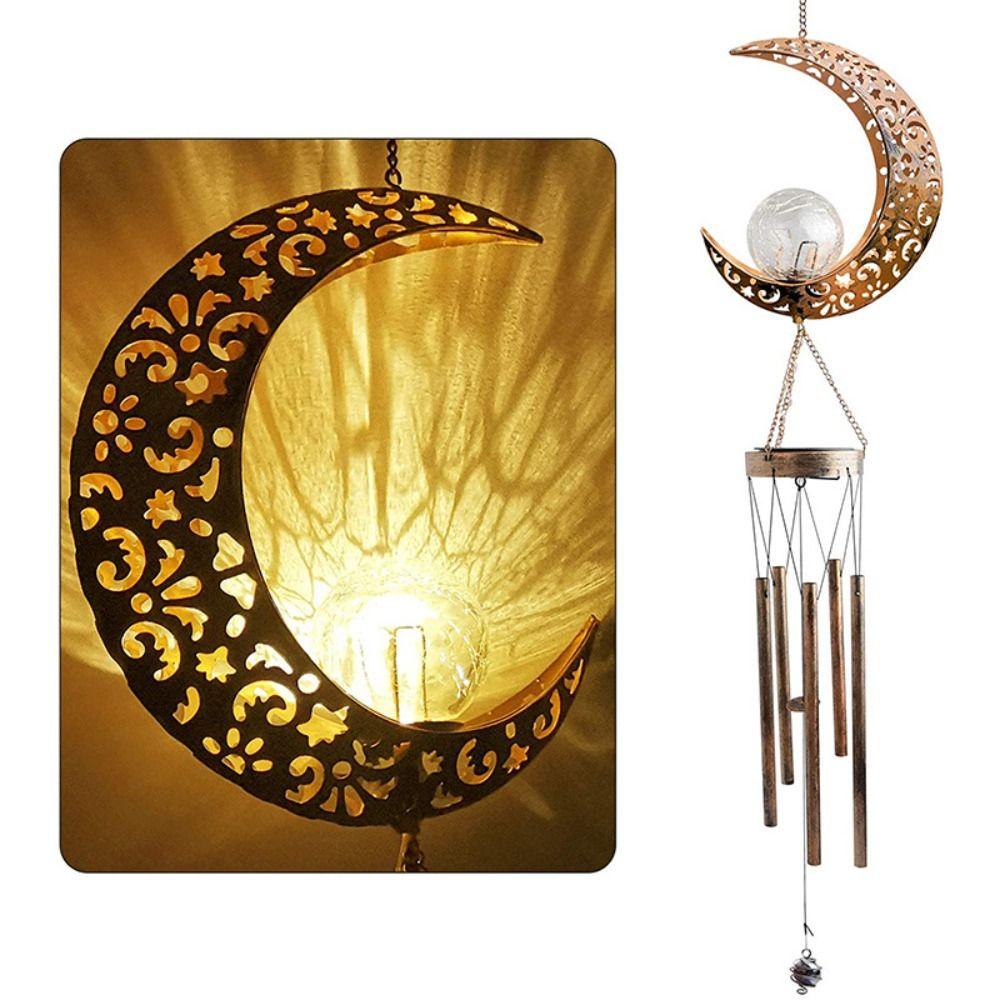 Waterproof Solar Lights Outdoor Hanging Aeolian Bells Moon LED Solar Wind Chimes Holiday Party
Waterproof Solar Lights Outdoor Hanging Aeolian Bells Moon LED Solar Wind Chimes Holiday Party