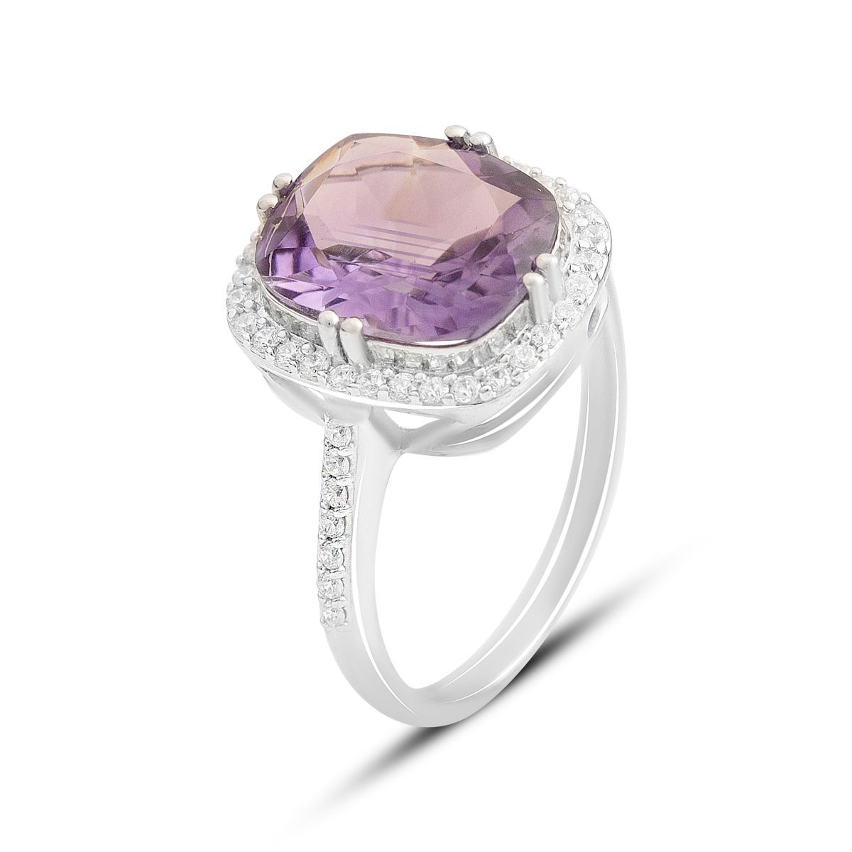 Срібна каблучка з натуральним аметистом 4.732ct, вага виробу 4,22 гр (2157724) 17.5
Срібна каблучка з натуральним аметистом 4.732ct, вага виробу 4,22 гр (2157724) 17.5