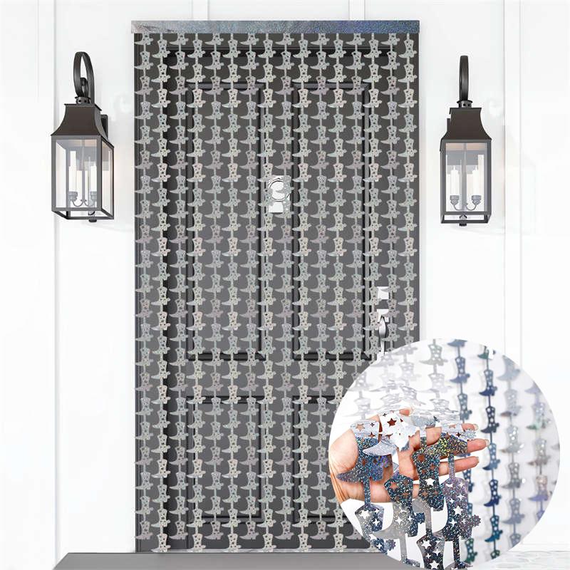 Curtain Curtain Party Decoration Halloween Decorations Boots Silver Rain 2M Laser Tinsel Silk Door 1 meter * 2 meters
Curtain Curtain Party Decoration Halloween Decorations Boots Silver Rain 2M Laser Tinsel Silk Door 1 meter * 2 meters