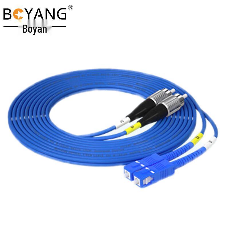 Boyang BY-K2312S Armored Single-Mode Duplex Fiber Optic Patch Cable
Boyang BY-K2312S Armored Single-Mode Duplex Fiber Optic Patch Cable