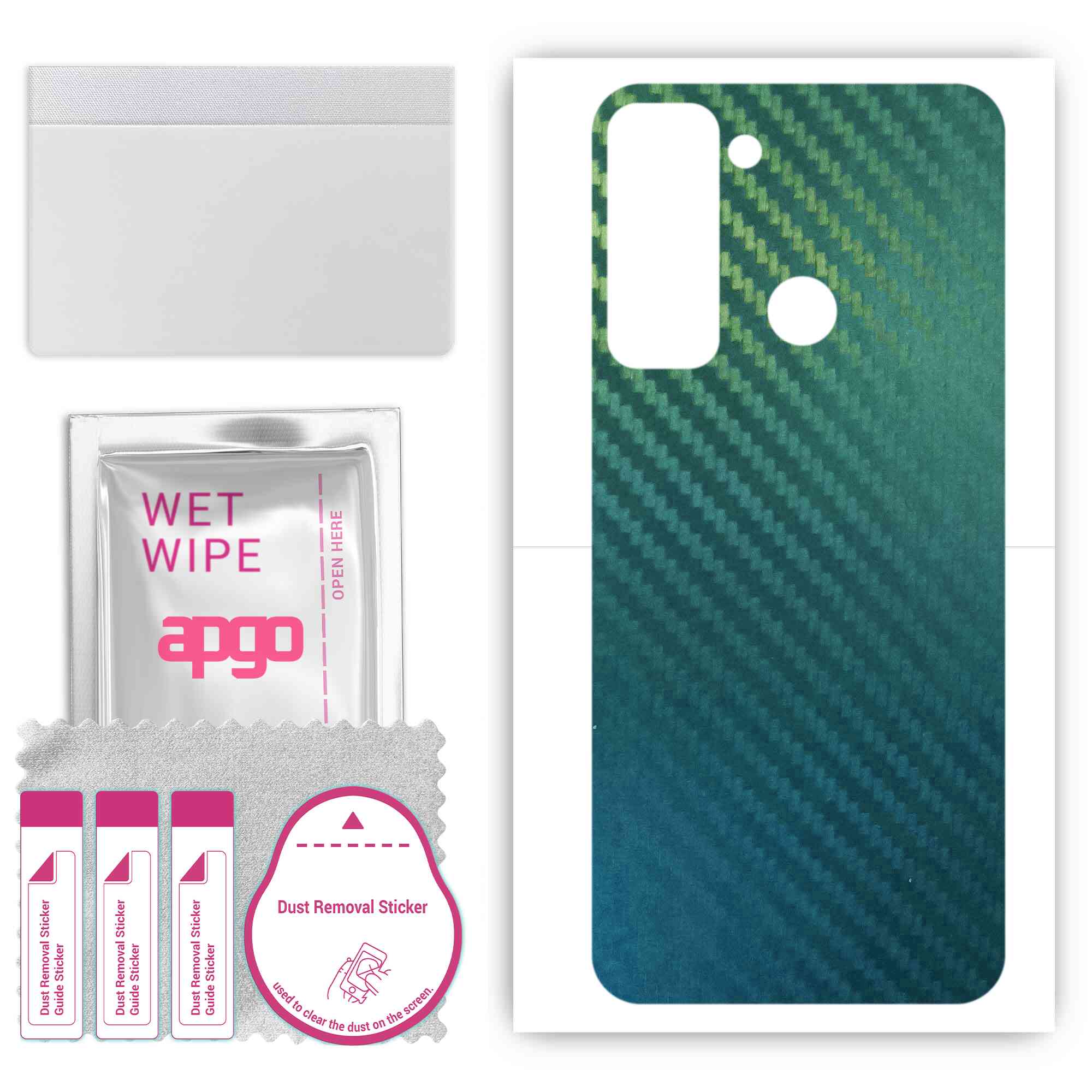 Apgo Protective Skin Sticker for the back compatible with Tecno Pop 5 LTE, Wrap Film, Foil, Vinyl - Pattern Carbon Chameleon CAKA1
Apgo Protective Skin Sticker for the back compatible with Tecno Pop 5 LTE, Wrap Film, Foil, Vinyl - Pattern Carbon Chameleon CAKA1