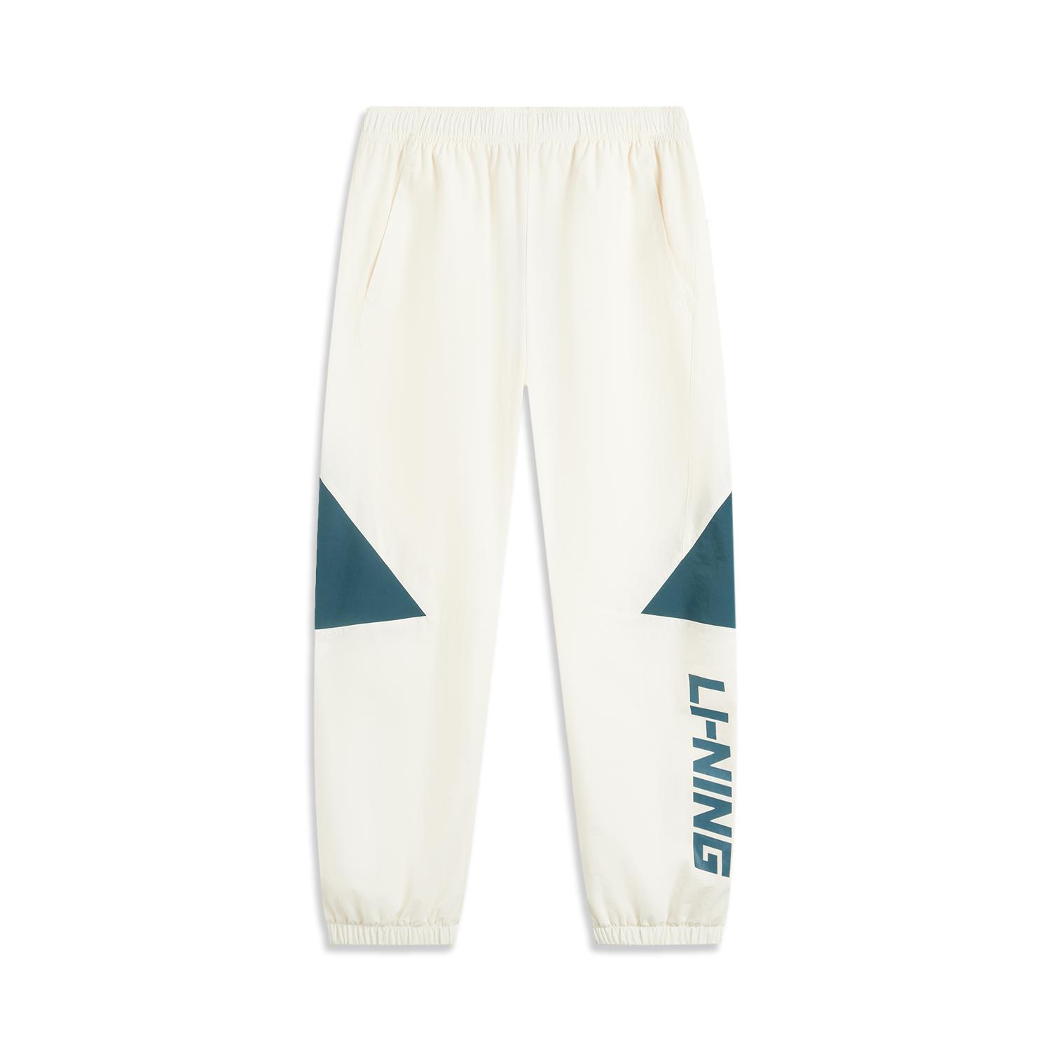 Li Ning Серия Спортивный Тренд Повседневные Универсальные Удобные Простые Цветной Блок Эластичные Манжеты На шнуровке Вязаные Спортивные Штаны Унисекс AYKV161-4 M