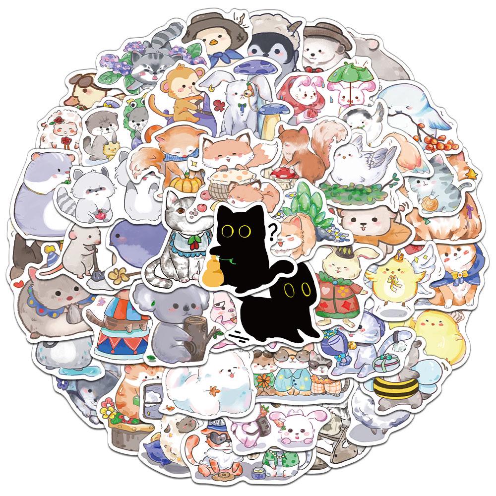 50 Cartoon Animal Stickers for DIY Phone Cases and Laptops None
50 Cartoon Animal Stickers for DIY Phone Cases and Laptops None