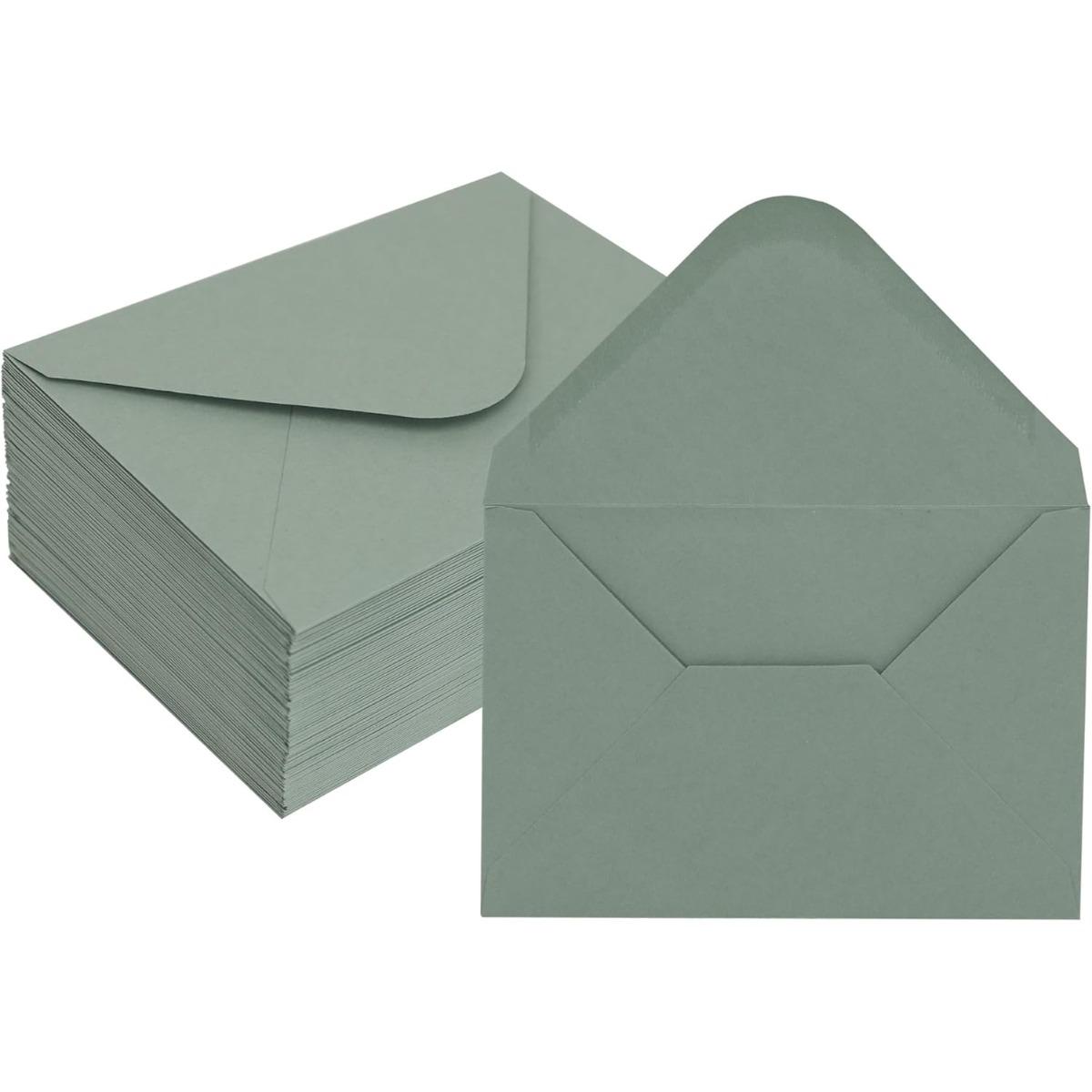 50 Packs Sage Green A7 Envelopes for Invitations, 5x7 Envelopes with V Flap, Great for Graduation, Birthday, Festival,Greeting Cards 50pcs зелёный
50 Packs Sage Green A7 Envelopes for Invitations, 5x7 Envelopes with V Flap, Great for Graduation, Birthday, Festival,Greeting Cards 50pcs зелёный