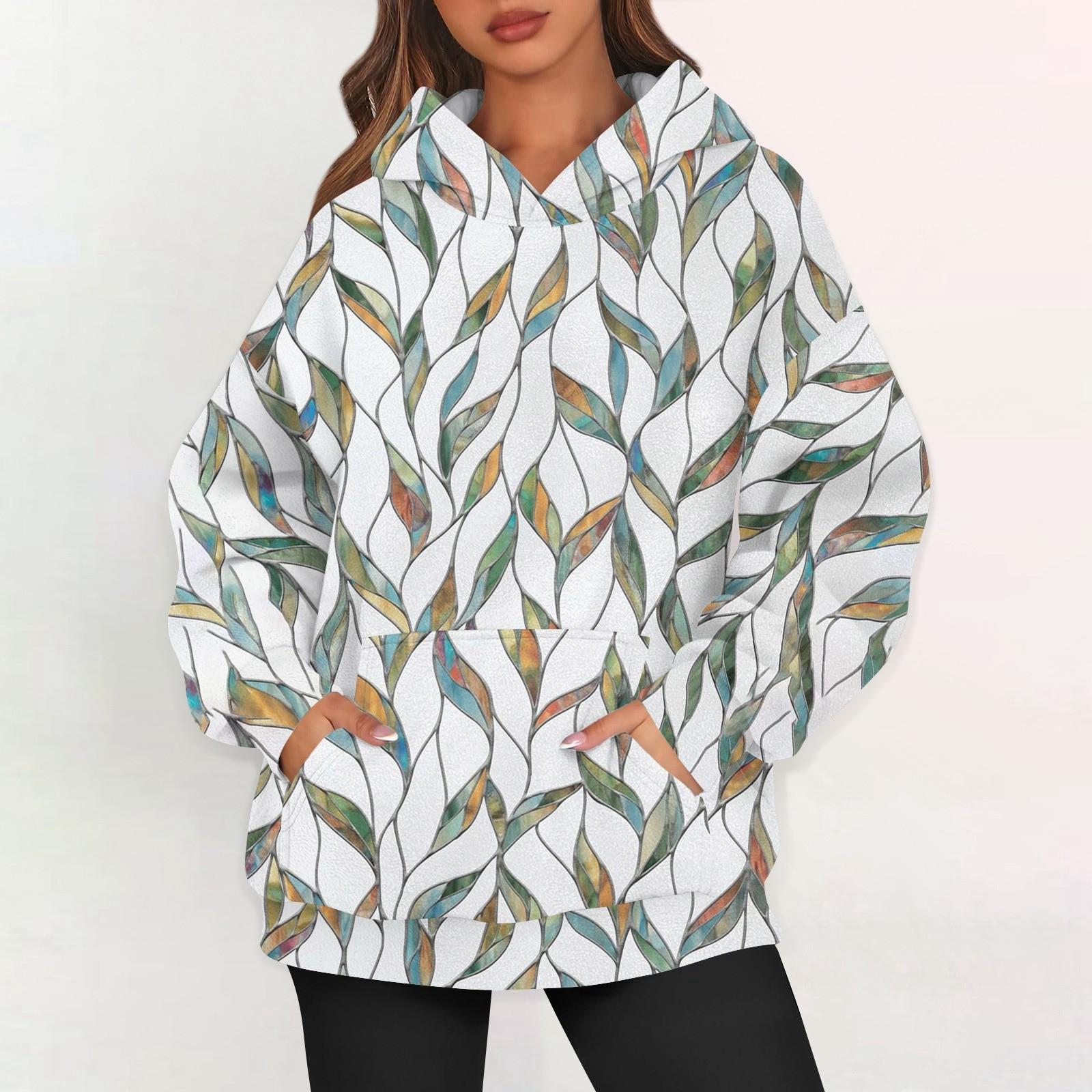 Женские худи оверсайз из флиса, толстовки с длинным рукавом, пуловеры с карманом S
Женские худи оверсайз из флиса, толстовки с длинным рукавом, пуловеры с карманом S