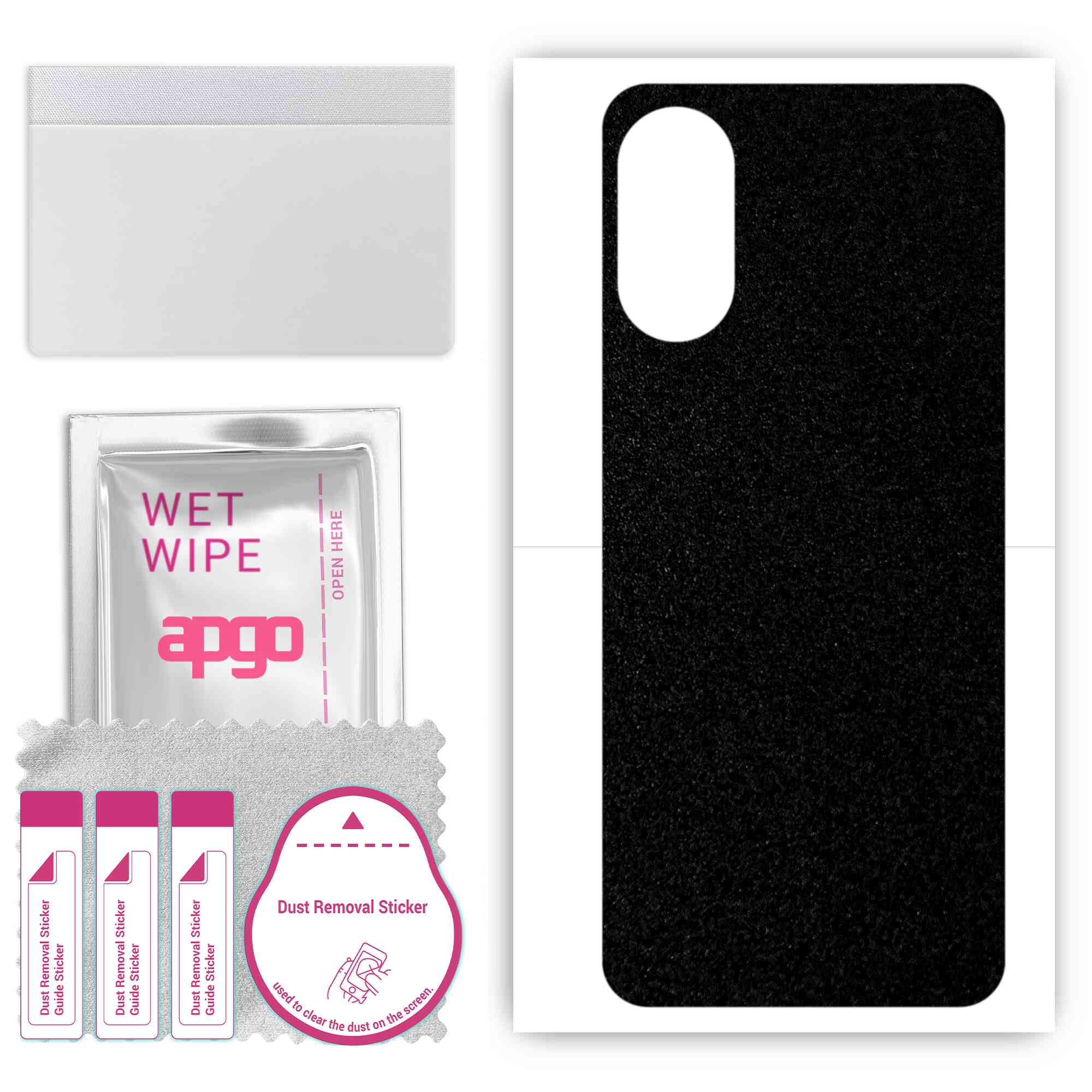 apgo Protective Skin Sticker for the back compatible with Motorola Moto E22i, Wrap Film, Foil, Vinyl - Pattern Matte Black
apgo Protective Skin Sticker for the back compatible with Motorola Moto E22i, Wrap Film, Foil, Vinyl - Pattern Matte Black