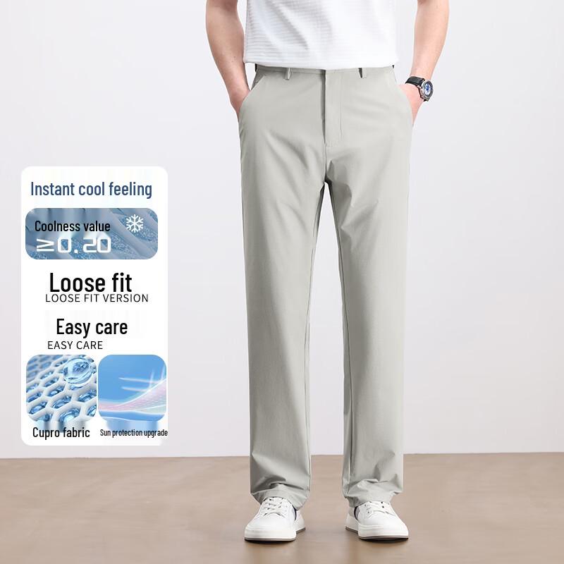 Luomeng Men s Cupro Blend Straight Business Casual Pants 29 (90-110)
Luomeng Men s Cupro Blend Straight Business Casual Pants 29 (90-110)