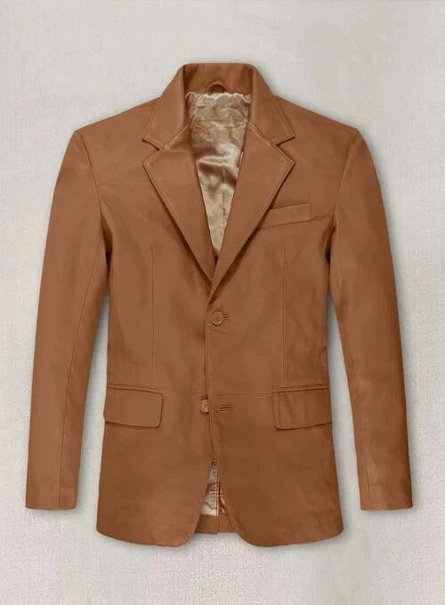 New Men Blazer Pure Tan Handmade Genuine Leather Lambskin Formal Stylish Fashion 3XL дубильна кора
New Men Blazer Pure Tan Handmade Genuine Leather Lambskin Formal Stylish Fashion 3XL дубильна кора