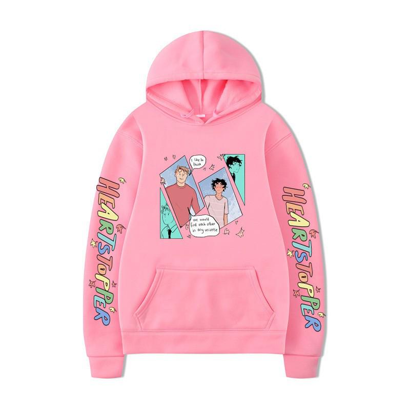 Nick & Charlie Heartstopper Loose Hooded Sweatshirt - Autumn/Winter Edition Extra Extra Large рожевий
Nick & Charlie Heartstopper Loose Hooded Sweatshirt - Autumn/Winter Edition Extra Extra Large рожевий