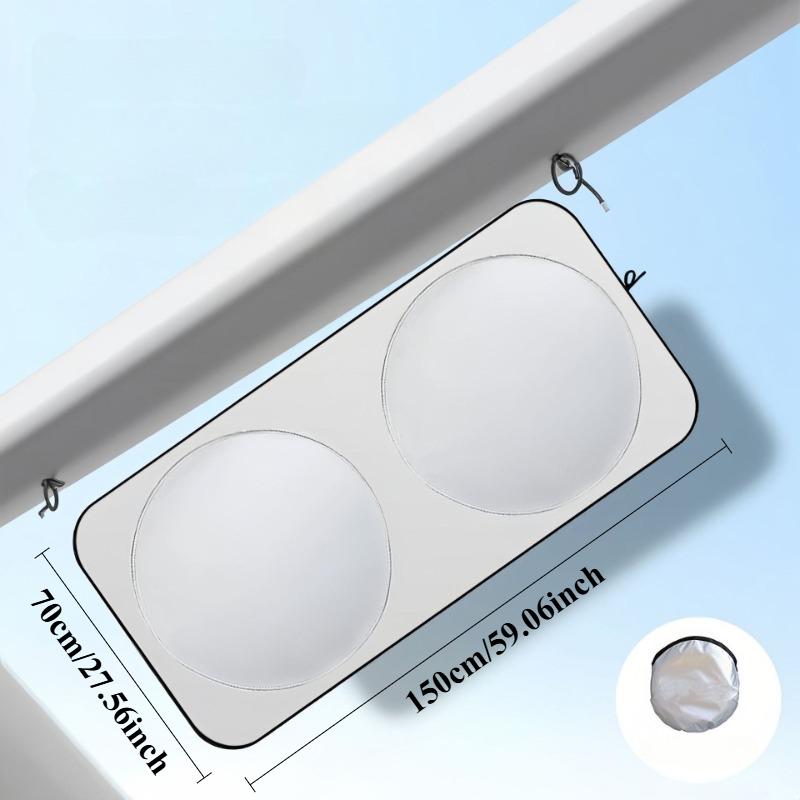 2026 New Arrival Car Sunshade for Front Windshield and Windows, Windshield Heat Insulation Cover, Sun Visor Panel 59.06×27.56inch
2026 New Arrival Car Sunshade for Front Windshield and Windows, Windshield Heat Insulation Cover, Sun Visor Panel 59.06×27.56inch