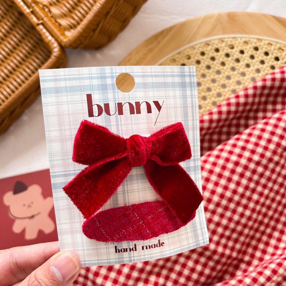 2/3Pcs New Fabric Bow Hairpin Baby Hairpin Red Girl Clip Headwear Girls Kids Hair Accessories
2/3Pcs New Fabric Bow Hairpin Baby Hairpin Red Girl Clip Headwear Girls Kids Hair Accessories