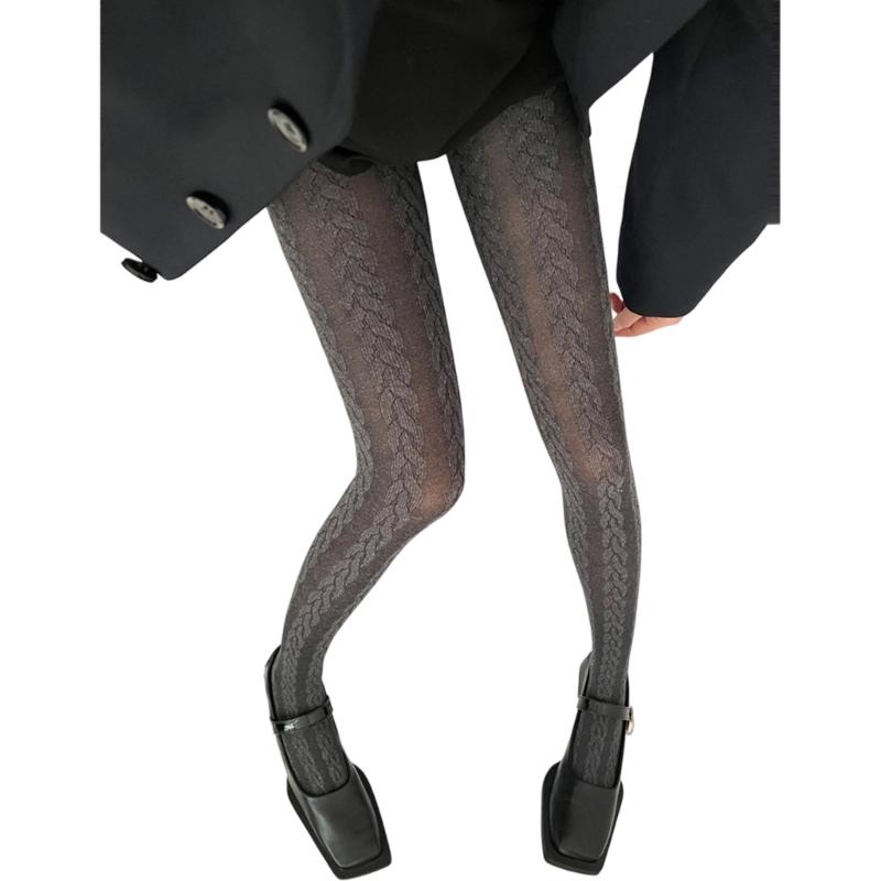 Women s High Waist Pantyhose Jacquard Braided Vertical Striped Pattern Tights Breathable Semi Opaque Stockings Leggings Size
Women s High Waist Pantyhose Jacquard Braided Vertical Striped Pattern Tights Breathable Semi Opaque Stockings Leggings Size