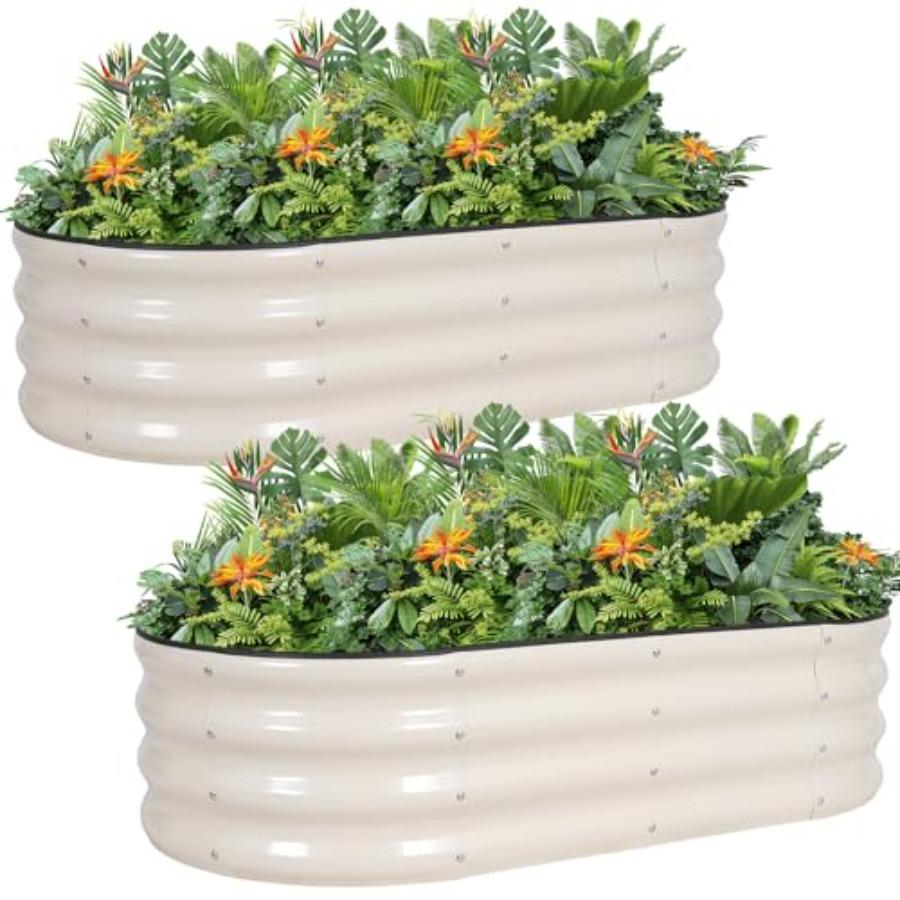 Galvanized Metal Raised Garden Bed Kit 4x2x1FT Outdoor Planter Box with Safety Edging and Gloves for Vegetables Fruits Flowers United States
Galvanized Metal Raised Garden Bed Kit 4x2x1FT Outdoor Planter Box with Safety Edging and Gloves for Vegetables Fruits Flowers United States