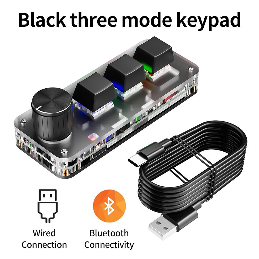 2.4G 3-клавішна Кастомізована Bluetooth Клавіатура Макро-ручка Копіювати Вставити Клавіша Швидкого Доступу Кіберспортивна Ігрова Міні Механічна Гаряча Заміна Міні Клавіатура
2.4G 3-клавішна Кастомізована Bluetooth Клавіатура Макро-ручка Копіювати Вставити Клавіша Швидкого Доступу Кіберспортивна Ігрова Міні Механічна Гаряча Заміна Міні Клавіатура