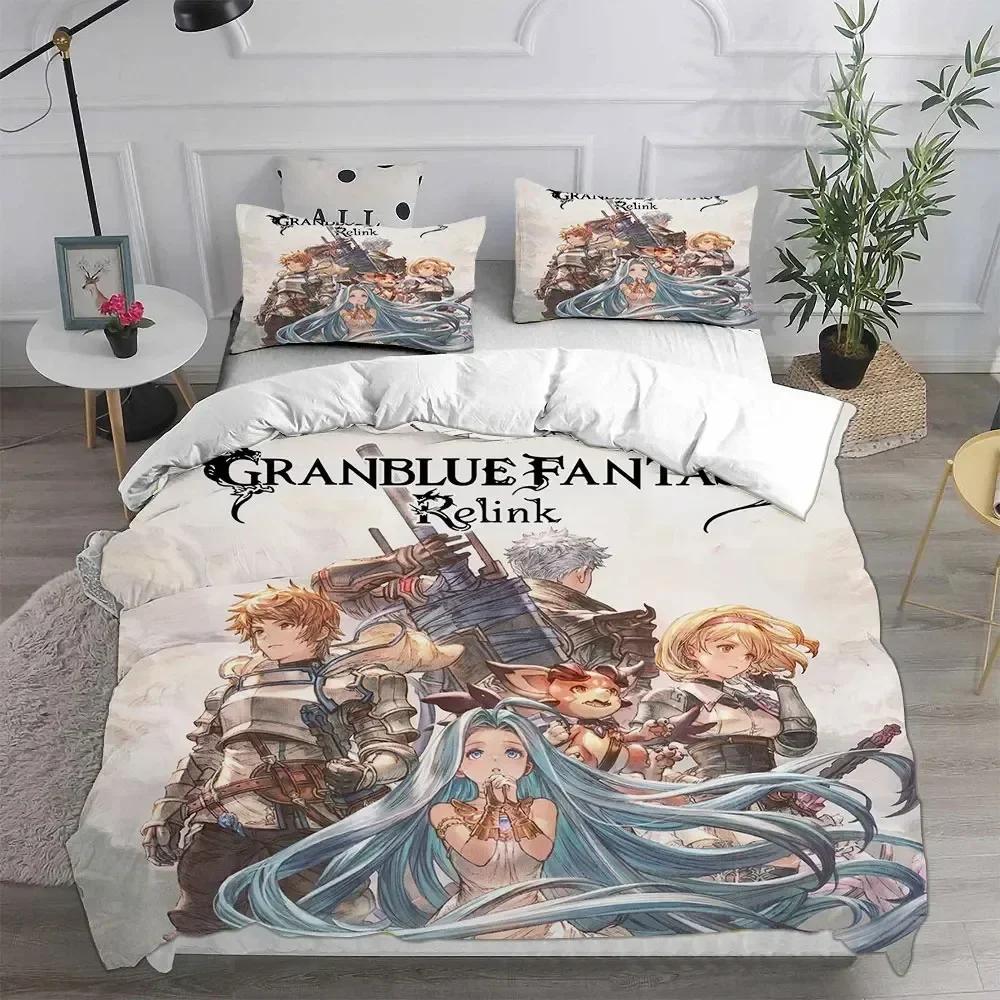 Fashion 3D Game Granblue Fantasy Printed Bed Set Duvet Cover Pillowcase Bedding Set Linen Sheet Quilt Cover Full Queen King Size 135x200cm
Fashion 3D Game Granblue Fantasy Printed Bed Set Duvet Cover Pillowcase Bedding Set Linen Sheet Quilt Cover Full Queen King Size 135x200cm