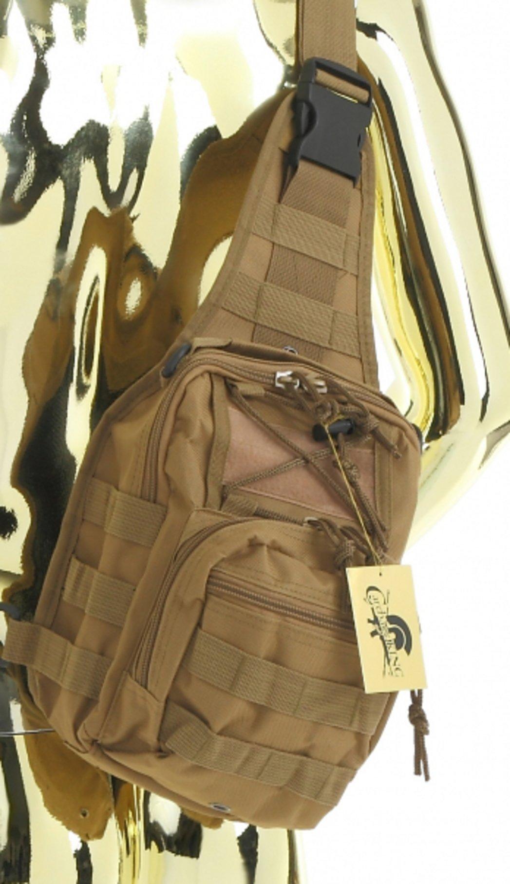 CarthageKing Military Bag for and Outdoor Activities 6-Color One-Shoulder 3-Way Airsoft, Mountaineering, Fishing, (Desert (TAN))
CarthageKing Military Bag for and Outdoor Activities 6-Color One-Shoulder 3-Way Airsoft, Mountaineering, Fishing, (Desert (TAN))