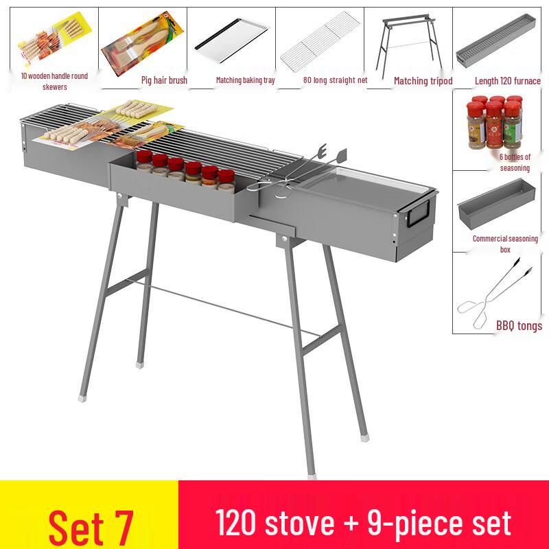 Large Commercial Outdoor Charcoal BBQ Grill
Large Commercial Outdoor Charcoal BBQ Grill