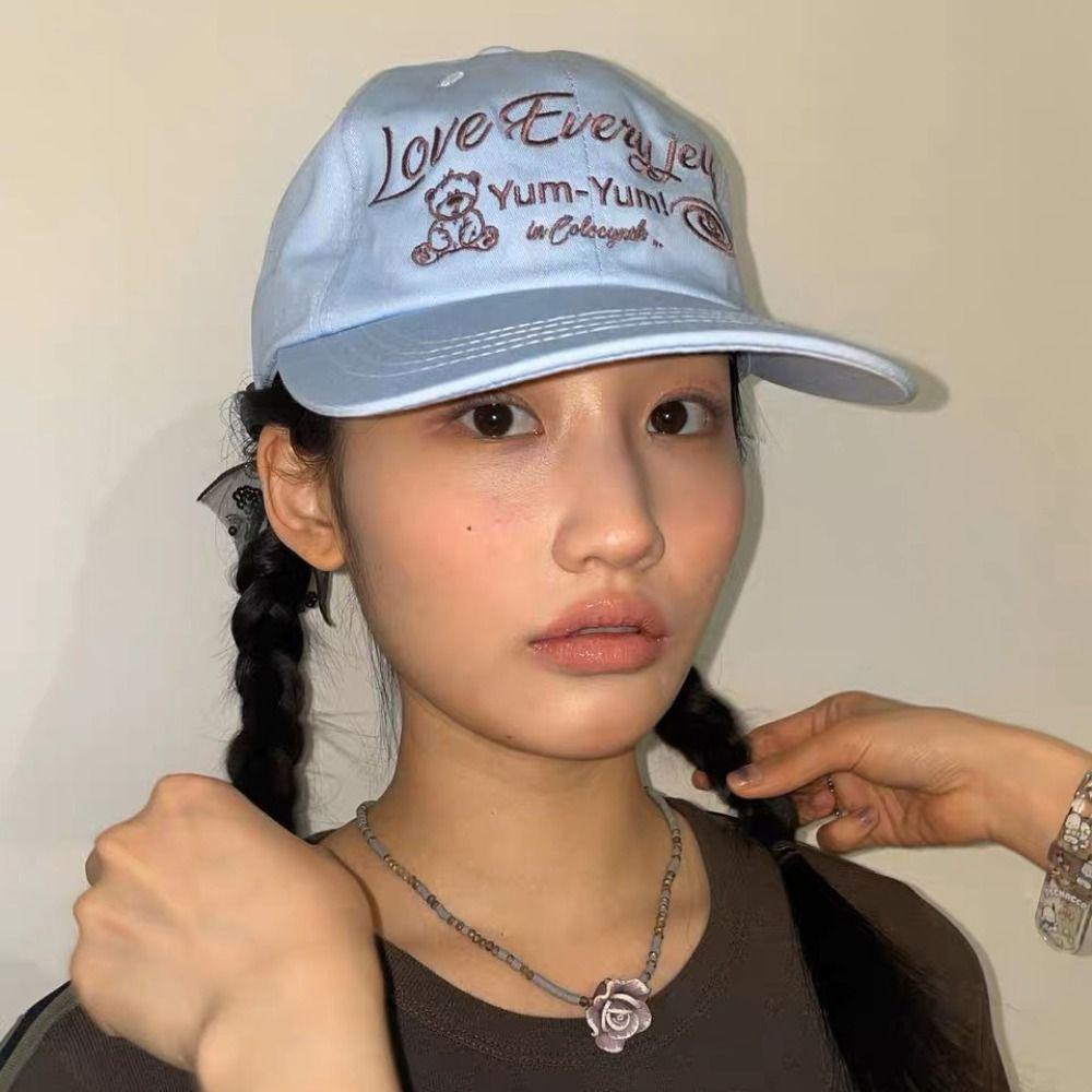 Adjustable Teenagers Baseball Cap Casual Duck Tongue Hat Bear Embroidery Baseball Hat Outdoor чорний
Adjustable Teenagers Baseball Cap Casual Duck Tongue Hat Bear Embroidery Baseball Hat Outdoor чорний