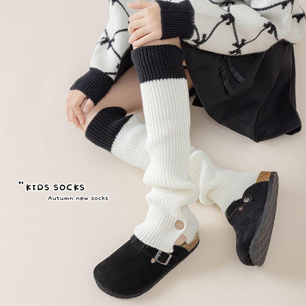 Split Button Children s Leg Warmers Japanese Style Leg Socks Sweet Knitted Leg Cover Kid s сірий
Split Button Children s Leg Warmers Japanese Style Leg Socks Sweet Knitted Leg Cover Kid s сірий