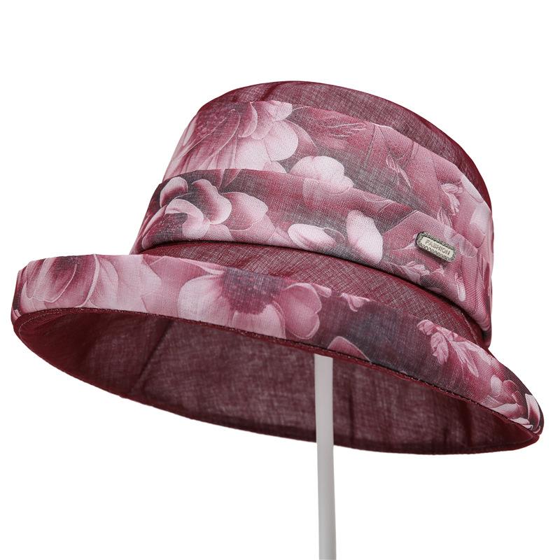 Spring And Summer Waist Strip Organza Flower Pot Hat Thin Breathable Foldable Mother Bucket Hat Sunshade Beach Hat Women M(56-58cm) бордовий
Spring And Summer Waist Strip Organza Flower Pot Hat Thin Breathable Foldable Mother Bucket Hat Sunshade Beach Hat Women M(56-58cm) бордовий