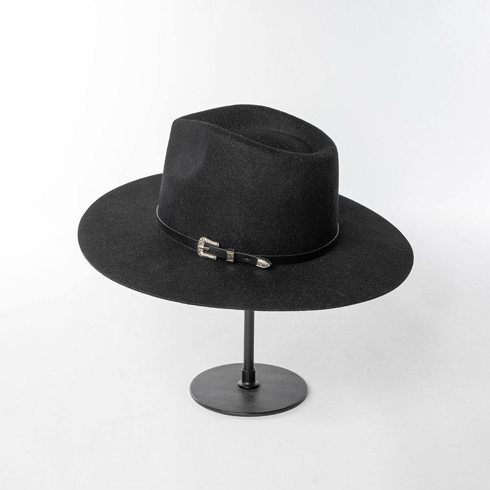 202601-HH2063F ins classic Dropshipper winter Earth tone color wool felt belt fedoras cap men women leisure panama jazz hat head size 57cm чорний
202601-HH2063F ins classic Dropshipper winter Earth tone color wool felt belt fedoras cap men women leisure panama jazz hat head size 57cm чорний