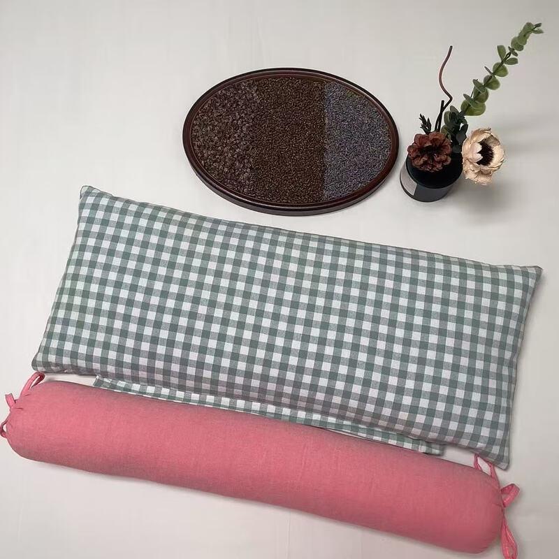 OLOMM Washed Cotton Plaid Buckwheat Cervical Pillow
OLOMM Washed Cotton Plaid Buckwheat Cervical Pillow