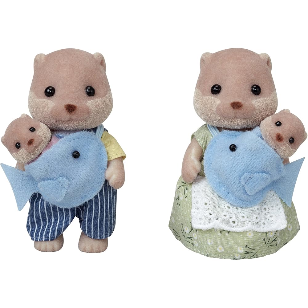 EPOCH Sylvanian Families Otter Family Doll Set 4 Figures Collectible Toys
EPOCH Sylvanian Families Otter Family Doll Set 4 Figures Collectible Toys