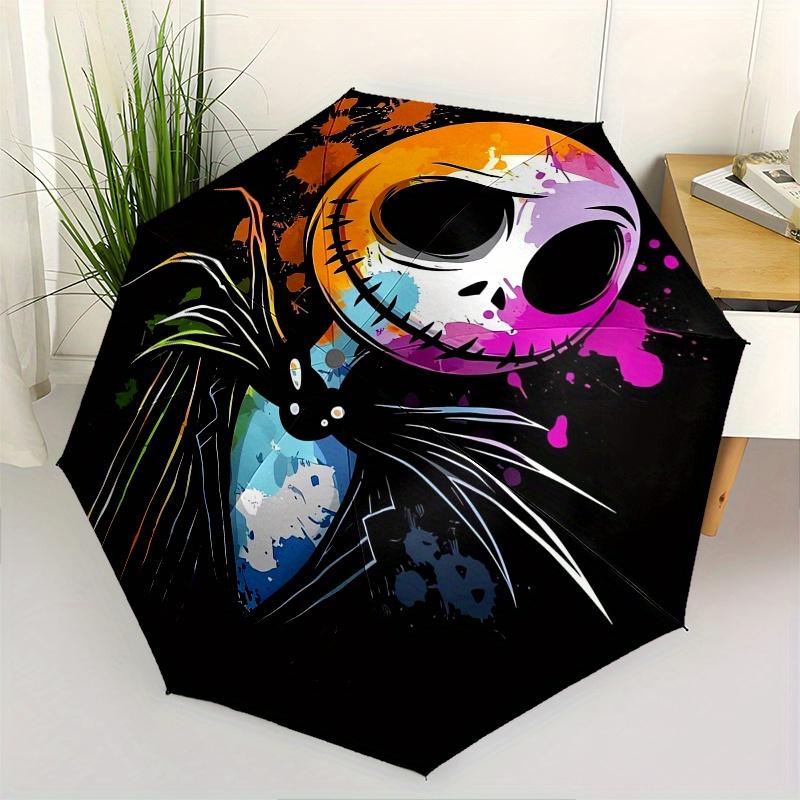 The Nightmare Before Christmas Themed Automatic Opening and Closing Folding Umbrella, Reinforced 8 Ribs, Compact Travel Design, Fashionable
The Nightmare Before Christmas Themed Automatic Opening and Closing Folding Umbrella, Reinforced 8 Ribs, Compact Travel Design, Fashionable