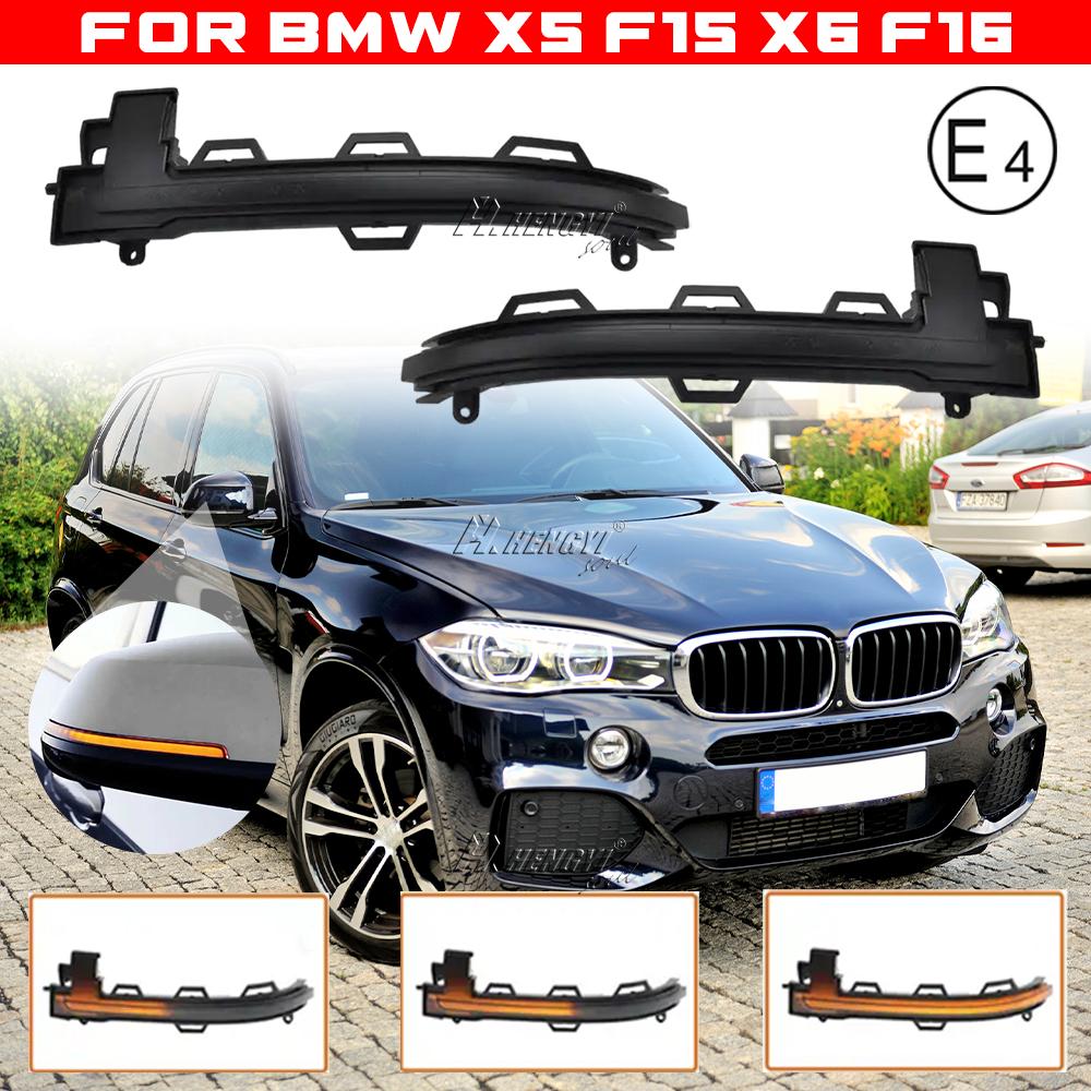 1 Pair Smoked Lens Side Mirror Sequential Turn Signal Light For BMW X5 F15 F85 2014-2017, X6 F16 F86 2015-UP LED Dynamic Blinker CHINA
1 Pair Smoked Lens Side Mirror Sequential Turn Signal Light For BMW X5 F15 F85 2014-2017, X6 F16 F86 2015-UP LED Dynamic Blinker CHINA