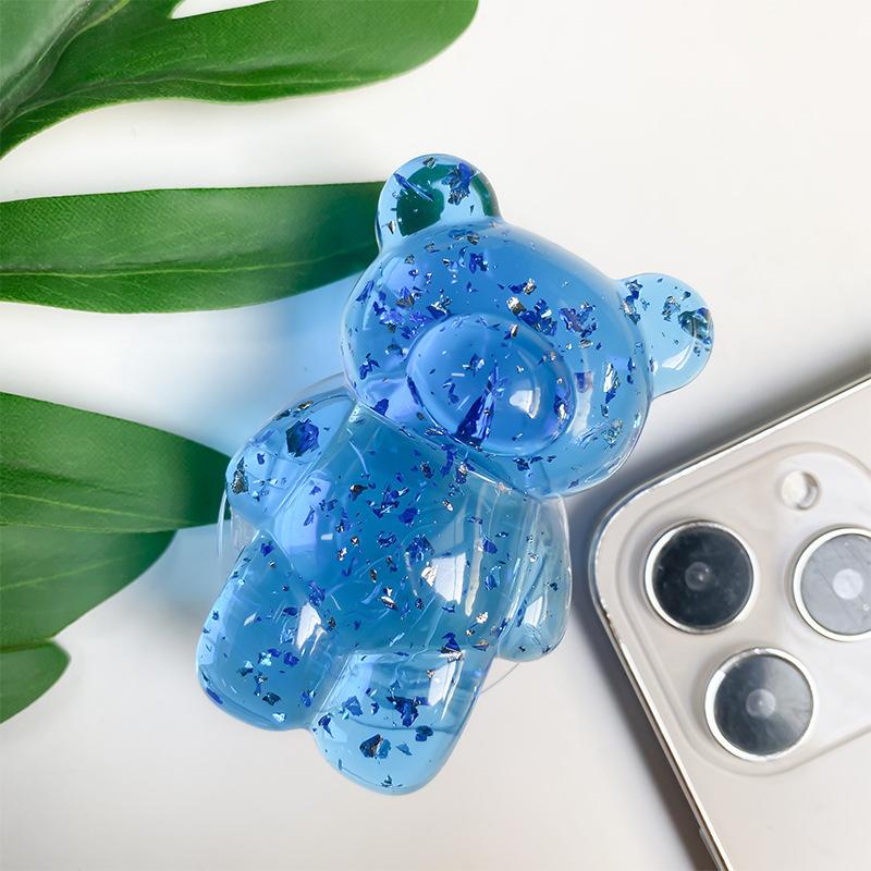 Epoxy Silver Foil Transparent Bear Mobile Phone Holder Creative Airbag Desktop Stable Support Portable Telescopic
Epoxy Silver Foil Transparent Bear Mobile Phone Holder Creative Airbag Desktop Stable Support Portable Telescopic