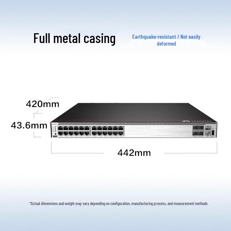 Huawei S5731S-H24T4X-A 10 Gigabit Layer 3 Core Network Switch
Huawei S5731S-H24T4X-A 10 Gigabit Layer 3 Core Network Switch