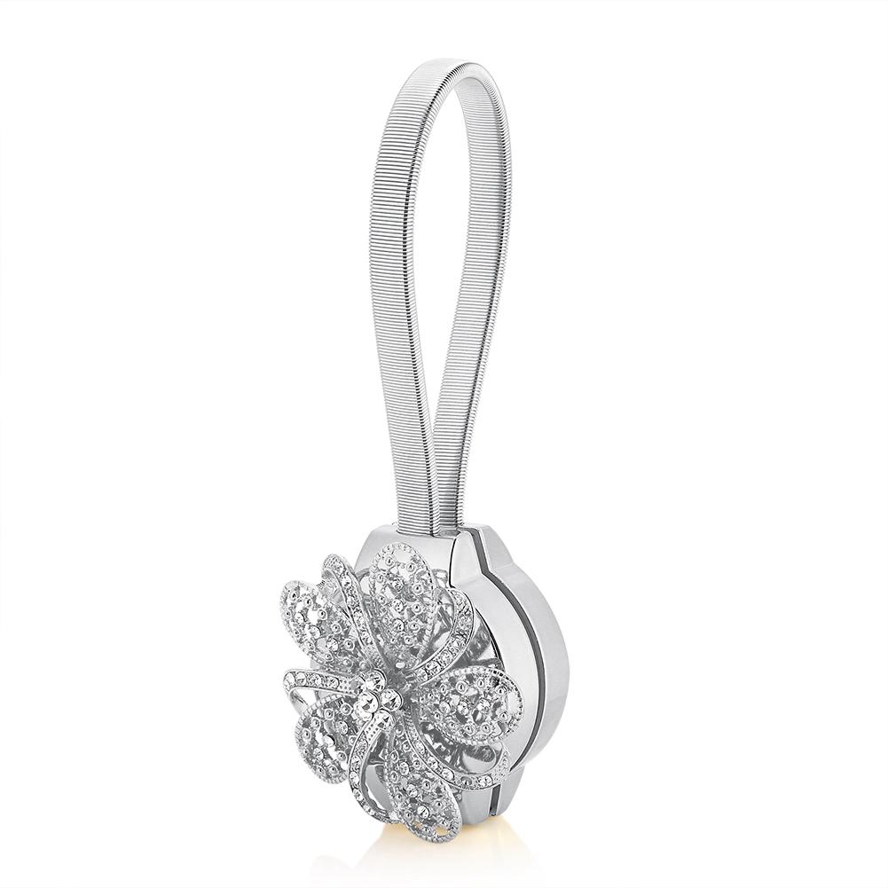 Retractable Magnetic Flower Curtain Clip Buckle Belt Holder Tie Belt Accessories Home Sliver Silver
Retractable Magnetic Flower Curtain Clip Buckle Belt Holder Tie Belt Accessories Home Sliver Silver
