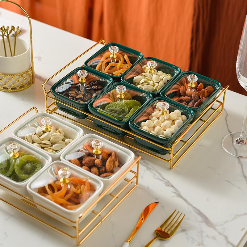 4pcs/Light Luxury Ceramic Fruit Plate Compartment Creative Home Living Room Snack Plate Snack Plate Candy Snack
4pcs/Light Luxury Ceramic Fruit Plate Compartment Creative Home Living Room Snack Plate Snack Plate Candy Snack