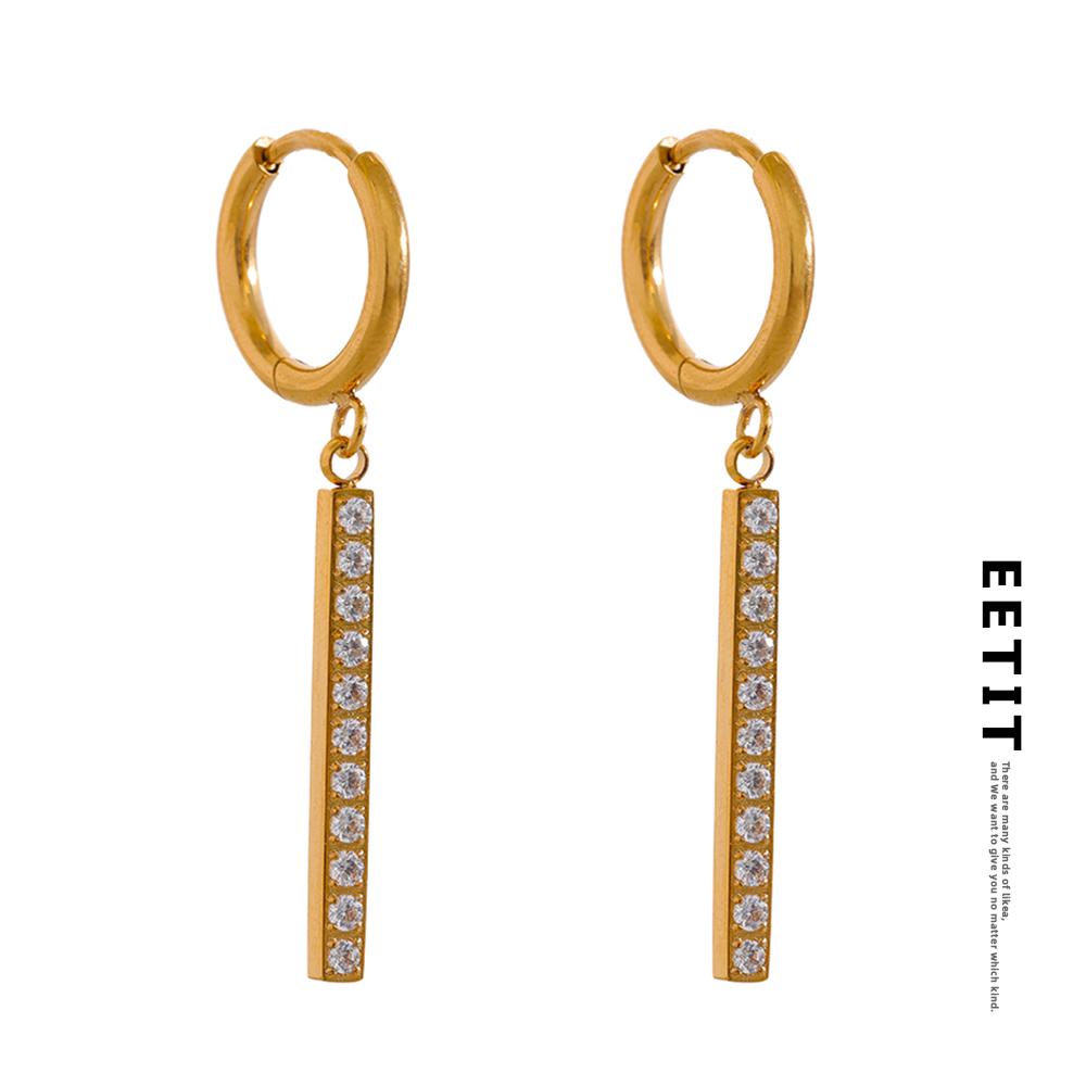Eetit серьги-кольца из нержавеющей стали с кубическим цирконием, модные минимализм, золотые изысканные водонепроницаемые ювелирные изделия для влюбленных для мужчин и женщин
Eetit серьги-кольца из нержавеющей стали с кубическим цирконием, модные минимализм, золотые изысканные водонепроницаемые ювелирные изделия для влюбленных для мужчин и женщин