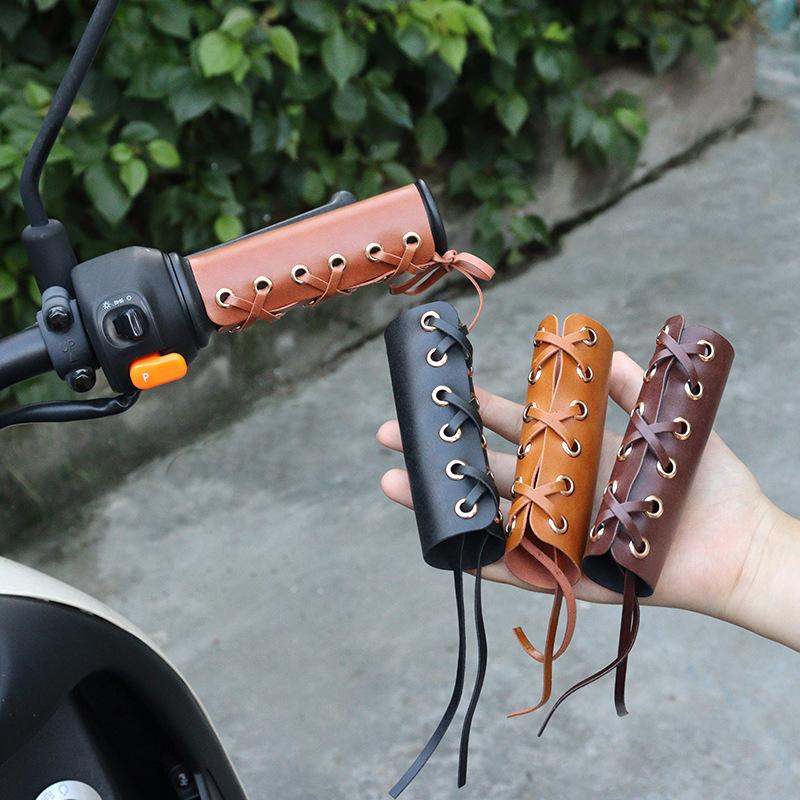 Handlebar PU Leather Cover Motorcycle Anti-slip Grip Handle Motorcycle Accessories чорний
Handlebar PU Leather Cover Motorcycle Anti-slip Grip Handle Motorcycle Accessories чорний