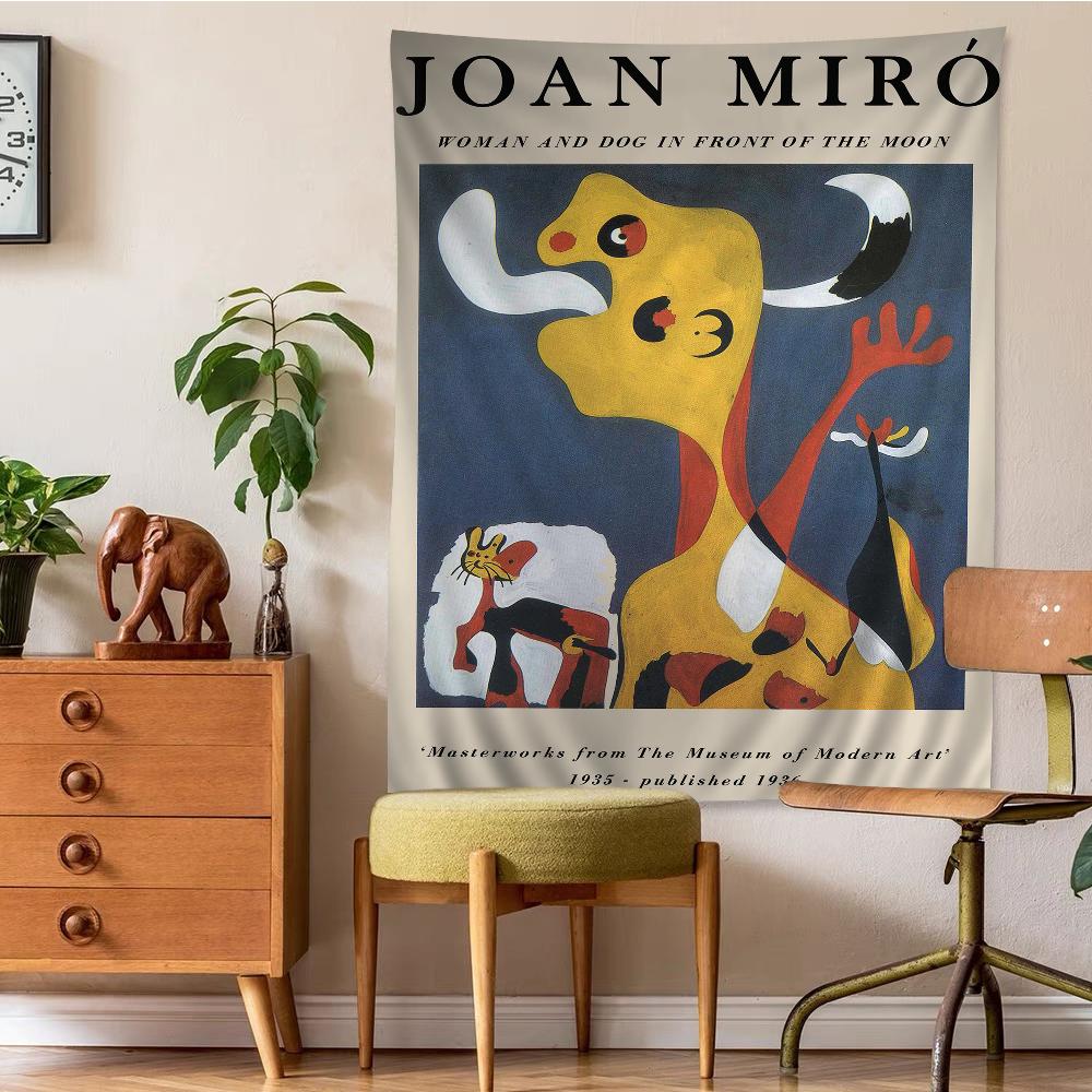 Joan Miro Vintage Abstract Exhibition Anime Tapestry Hanging Tarot Hippie Wall Rugs Dorm Wall Hanging Sheets 150x150cm
Joan Miro Vintage Abstract Exhibition Anime Tapestry Hanging Tarot Hippie Wall Rugs Dorm Wall Hanging Sheets 150x150cm